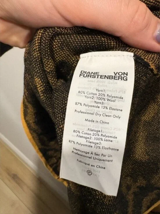 Diane von Furstenberg Beverly jacquard-knit cotton-blend sweater - Picture 7 of 8